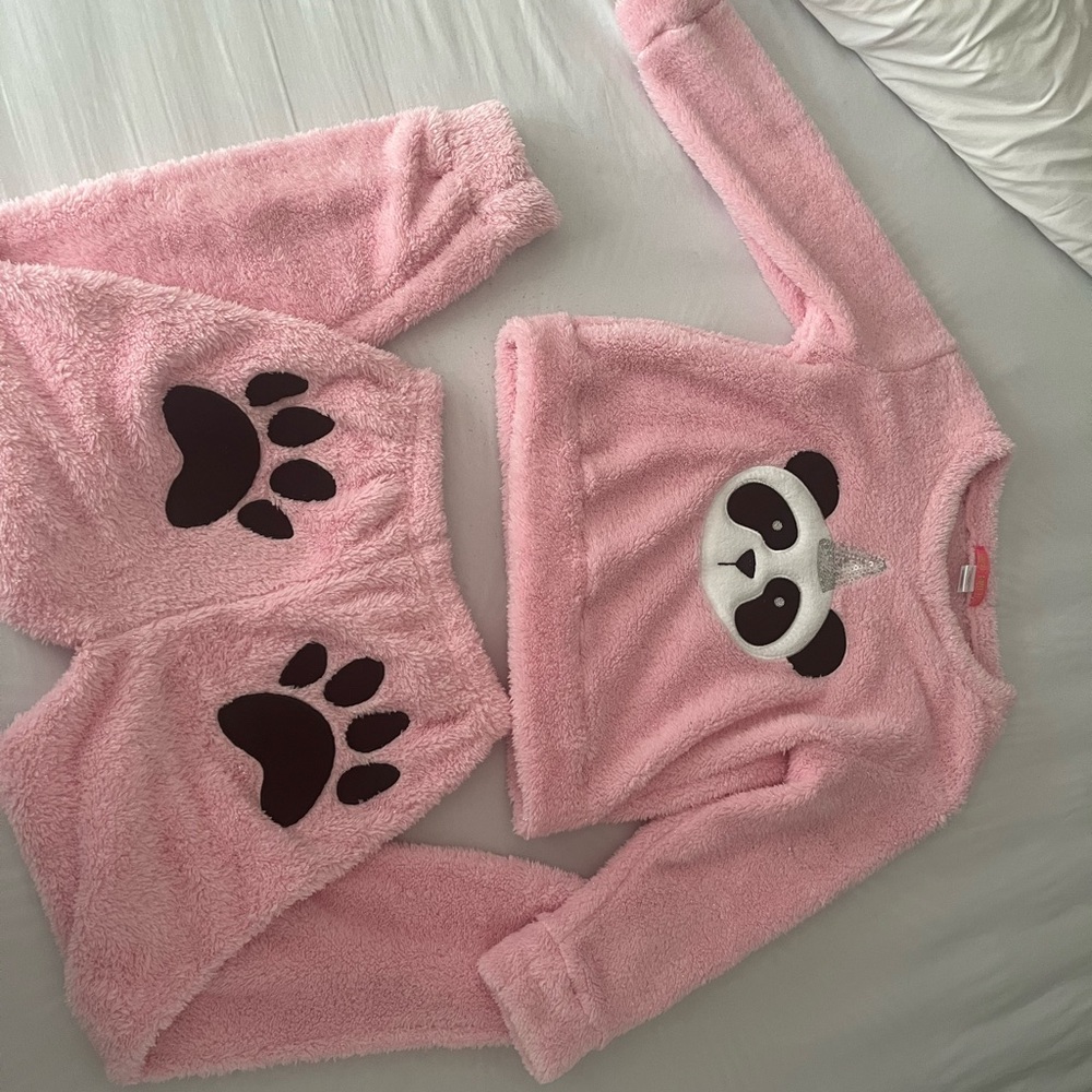 Pink Panda Kids Pajamas